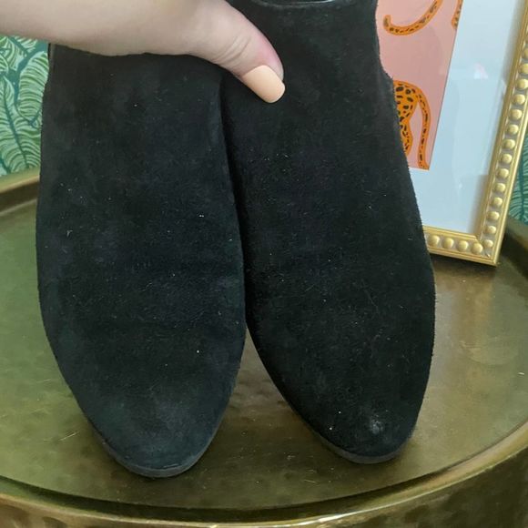Karl Lagerfeld Paris | Aimee Black Suede Ankle Bootie Size 8 - Picture 6 of 7